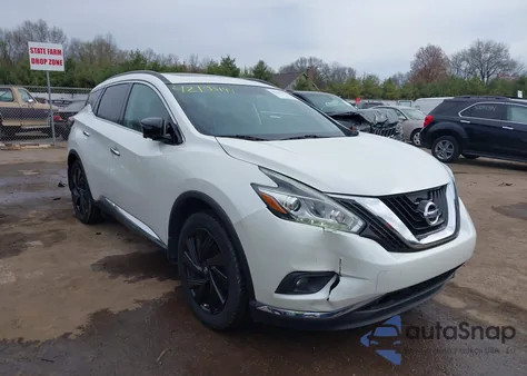2017 Nissan Murano Platinum из США, поврежденный, VIN 5N1AZ2MH0HN186316